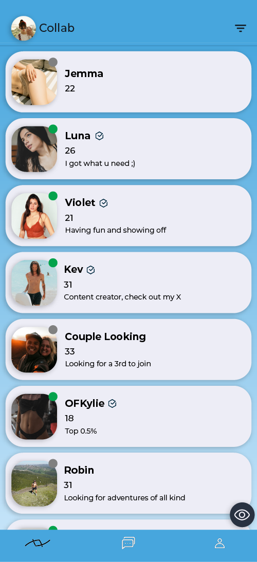 App Messages Screenshot